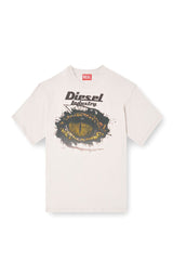 Diesel Mens T-Boxt-T25 Relaxed T-Shirt In White