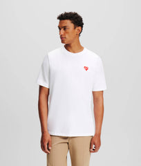 Karl Lagerfeld A1M17061 Hearts T-Shirt White