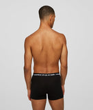 Karl Lagerfeld Mens Logo Trunk Boxers Set In Black