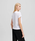 Karl Lagerfeld A1W17116 Hearts V-Neck T-Shirt White