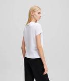 Karl Lagerfeld A1W17116 Hearts V-Neck T-Shirt White