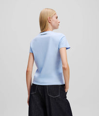 Karl Lagerfeld A1W17117 Boucle Karl Signature Tee Blue