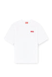 Diesel Mens M T-Box Bisk Relaxed T-Shirt In White