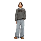 Diesel Mens S-Boxt-Raw V1 Sweatshirt In Grey