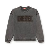 Diesel Mens S-Boxt-Raw V1 Sweatshirt In Grey