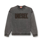 Diesel Mens S-Boxt-Raw V1 Sweatshirt In Grey
