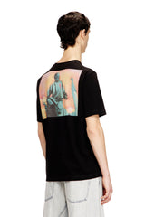 Diesel Mens T-Adjust-V10 T-Shirt In Black