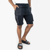 Starter Mens Cargo Shorts In Black
