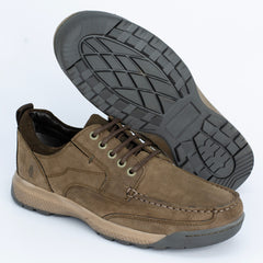 Hush Puppies Mens Pumba Leather Shoes Brown