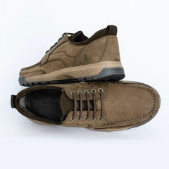 Hush Puppies Mens Pumba Leather Shoes Brown