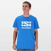 Salomon Boys Adventure T-Shirt In Blue