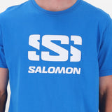 Salomon Boys Adventure T-Shirt In Blue
