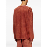 Diesel Mens T-Boxt-Ls Relaxed T-Shirt In Brick