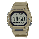 Casio Digital Time Mens Watch In Tan