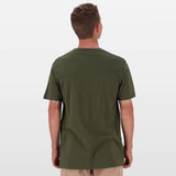 Salomon Mens Alpine Short Sleeves T-Shirts In Olive Night