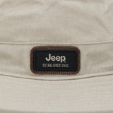 Jeep Unisex Wide Brim Hat In Khaki