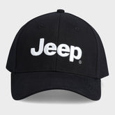 Jeep Unisex Basic Branded Peak Headwear Black