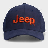 Jeep Unisex Basic Branded Peak Headwear Navy