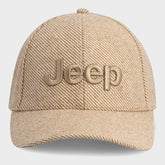 Jeep Unisex Basic Branded Peak Headwear Stone