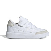 Adidas Unisex Courtblock Sneakers In White