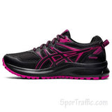Asics Womens Trail Scout 2 Shoes In Black/Fuchsia Red