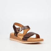 Heart & Sole Ladies Astrid 1 Sandals In Chocolate