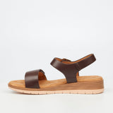 Heart & Sole Ladies Astrid 1 Sandals In Chocolate