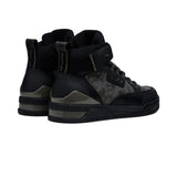 Replay Mens Astro Speed Camo Sneaker In Black And Grey