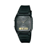 Casio Rubber Analogue Digital In Black & Gold
