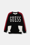 Guess Kids 7B Oversized Ls Actv Top Black