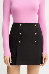 Karl Lagerfeld Womens Retri Skirt In Black