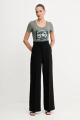 Guess Womens Animal Boxy Print t-Shirts In Green