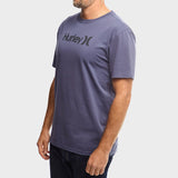 Hurley Mens One And Only Short Sleeves T-Shirt In Navy