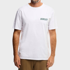 Hurley Mens Small Fastlane Short Sleeves T-Shirt In White