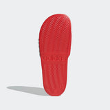 Adidas Unisex Adilette Shower Slides In Red/White