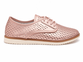 Aerofit Ladies Flat Shoes In Rose