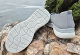 Aerofit Ladies Grey And White slip on shoes