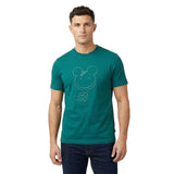 Ben Sherman Embossed Bear T-Shirt In Aqua