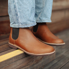 Veldskoen Mens Woodstock Shoes Brown