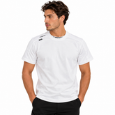 Icon Milano Mens Shoulder Logo T-Shirt In White