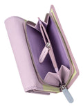 Cellini Diva Lotus Medium Multicard Purse In Purple/Green