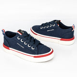 Pierre Cardin Boys Pulse Shoes In Navy & White