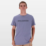 Salomon Mens Baltoro Short Sleeves T-Shirts In Blue Granite