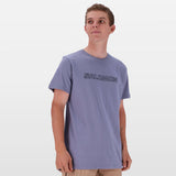 Salomon Mens Baltoro Short Sleeves T-Shirts In Blue Granite