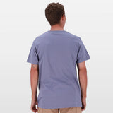 Salomon Mens Baltoro Short Sleeves T-Shirts In Blue Granite