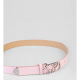 Sissy Boy Belt With SB Logo Hadwear Buckle In Pink