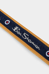 Ben Sherman Mens Belt In Mustard