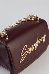 Sissyboy Structured Crossbody Bag In Brown