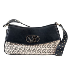 Sissyboy Bg540 Ladies Printed Sb Shoulder Bag Beige