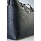 Sissyboy Debossed Print Tote Bag In Black